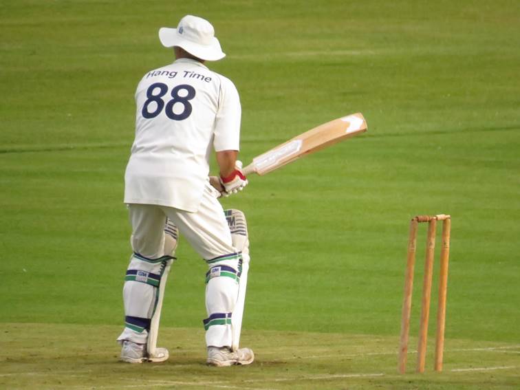 A picture containing grass, sport, athletic game, cricket

Description automatically generated